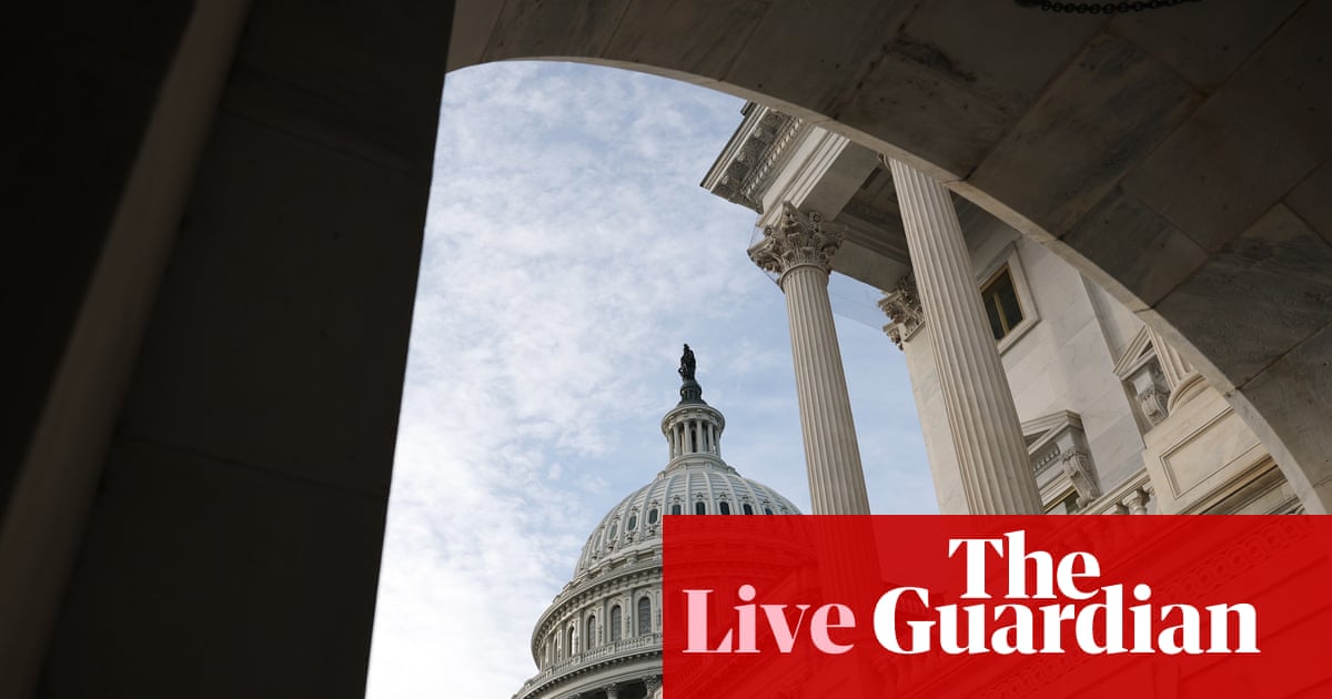  House to consider stopgap funding bill to end shutdown after Senate approval leaves Democrats split – US politics live | US news