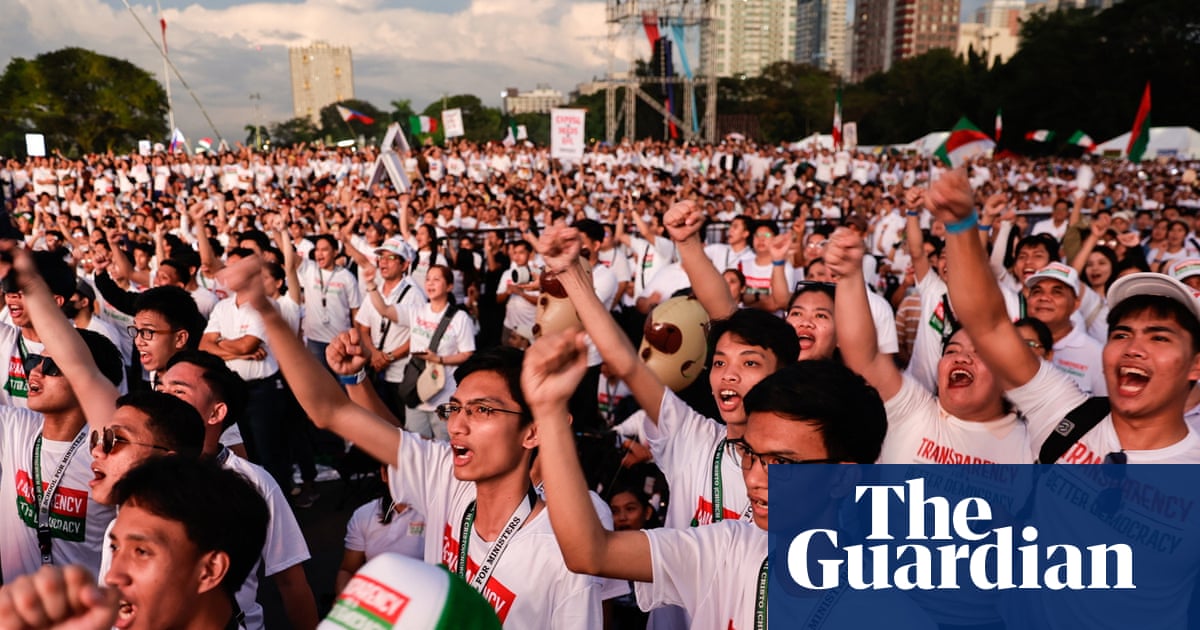  ‘There is so much corruption’: hundreds of thousands protest in Manila over missing flood funds | Philippines