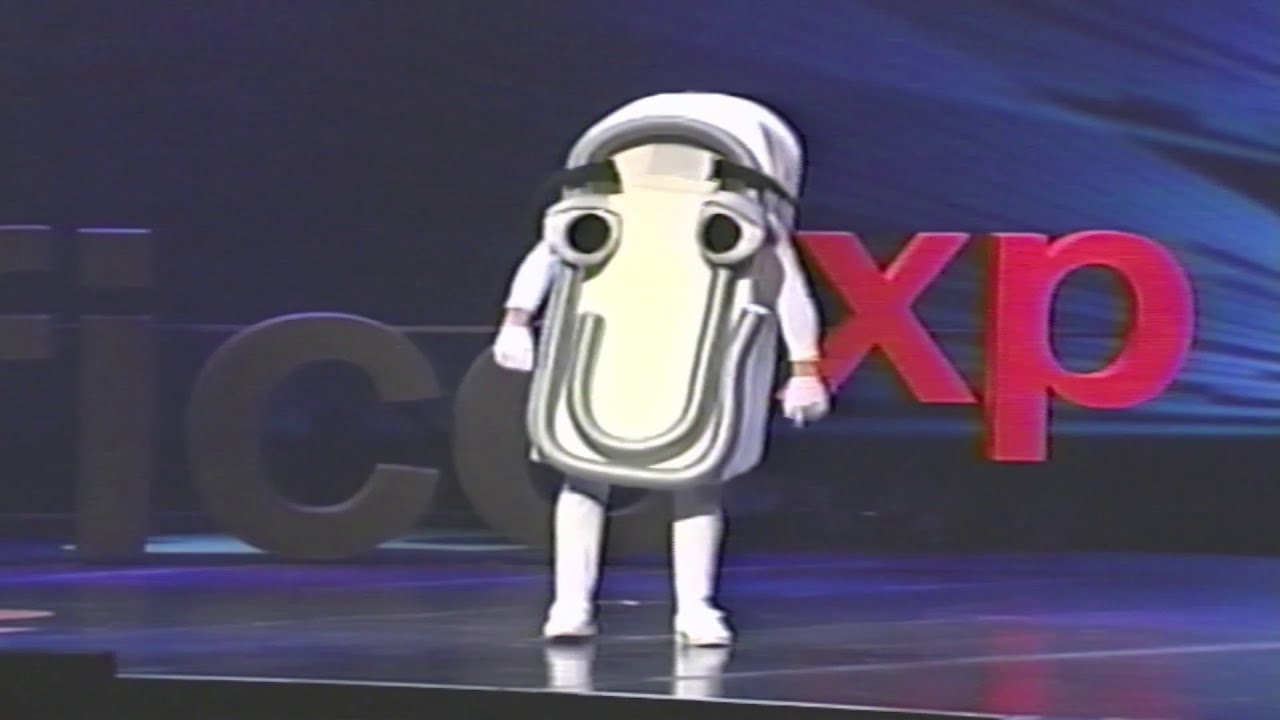Clippy at the Office XP Launch 5/31/2001 - YouTube