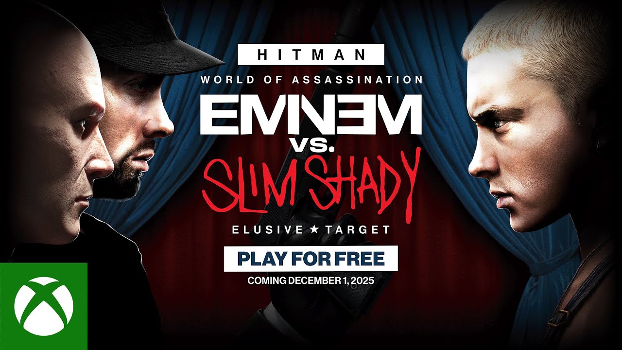 HITMAN World of Assassination – Eminem vs. Slim Shady Elusive Target | Xbox Partner Preview 2025 - YouTube