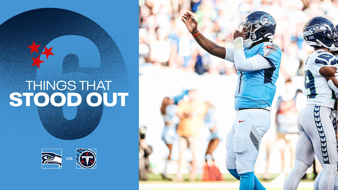  Six Things That Stood Out for the Titans in Sunday’s 30-24 Loss to the Seahawks