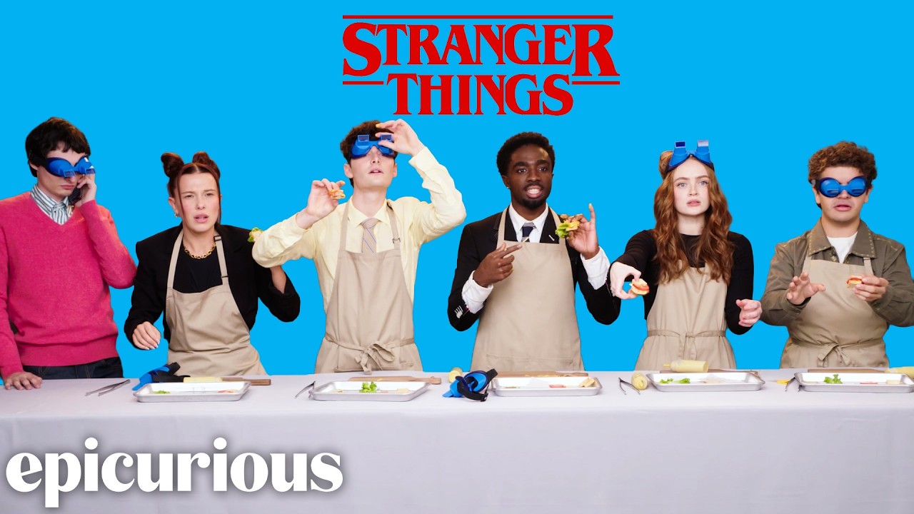 ‘Stranger Things’ Cast Test Their Basic Culinary Skills | Epicurious - YouTube