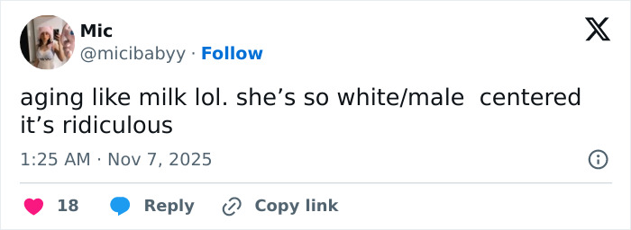 Screenshot of a tweet reacting to Sydney Sweeney’s new comments on jeans scandal, sparking online fury and backlash.