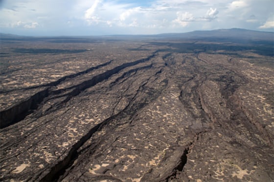 Image: The rift in Afar, Ethiopia.