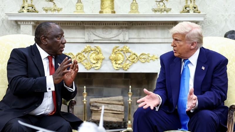  Trump will not invite South Africa to G20 in US