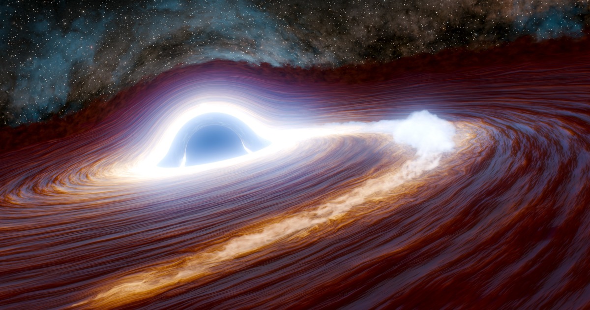  Scientists report the biggest black hole flare ever seen, with light of 10 trillion suns