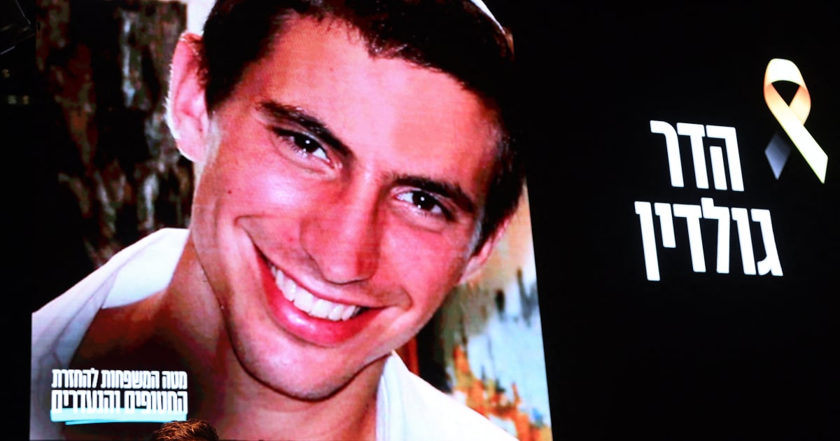  Body of hostage returned by Hamas identified as Israeli soldier held in Gaza since 2014