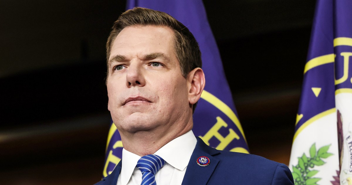  Eric Swalwell sues Trump official over mortgage fraud accusations