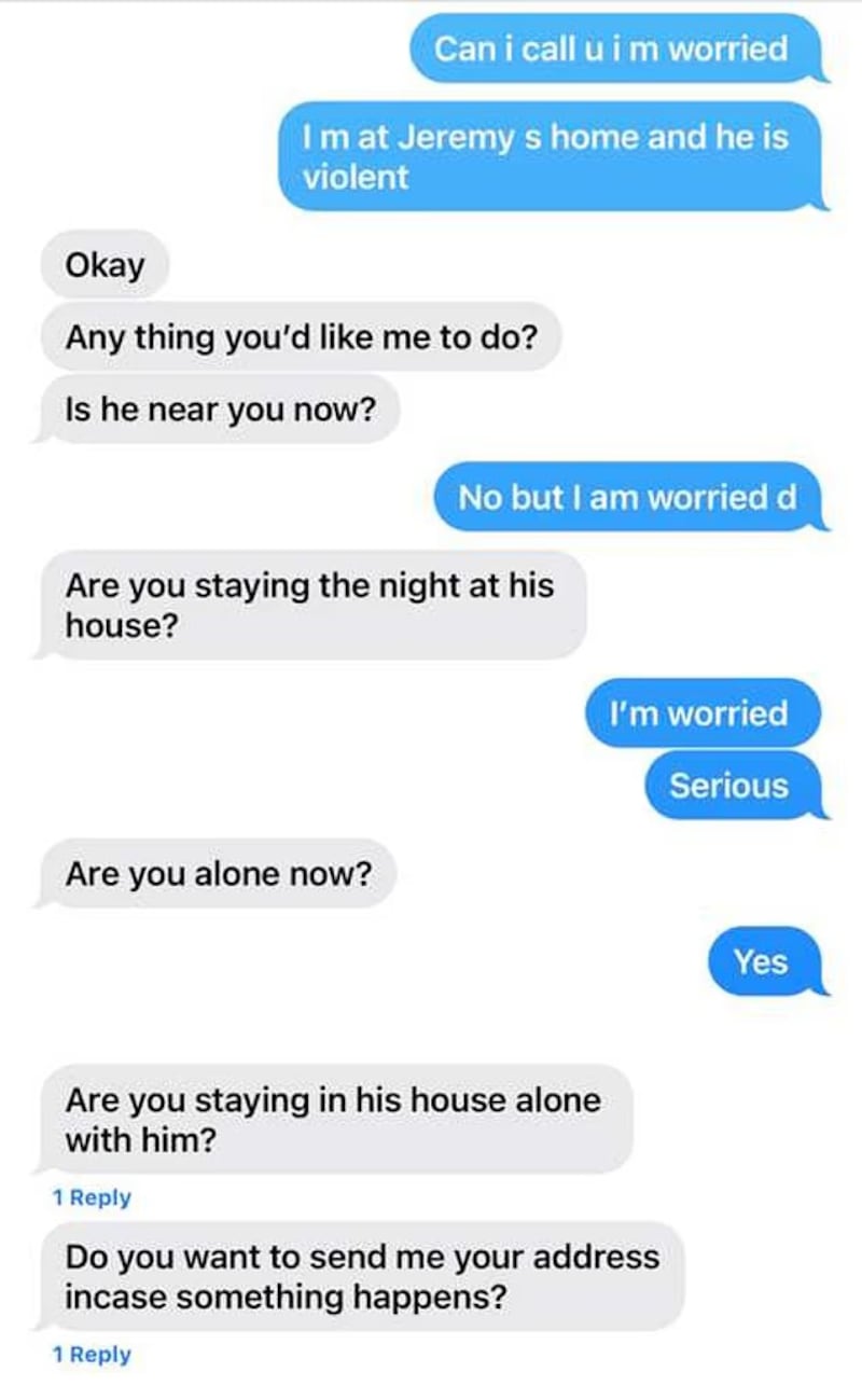 Text messages Yi Zhou