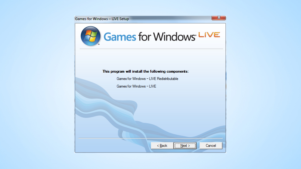 Games for Windows Live installer