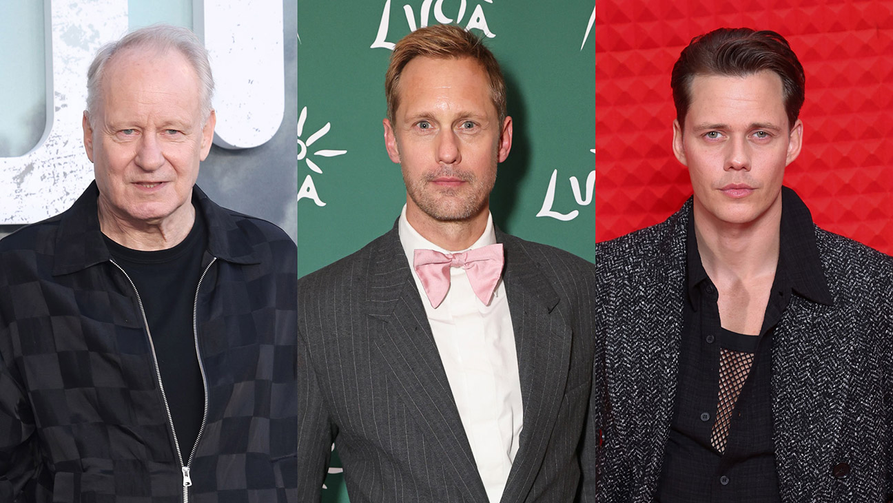 Stellan Skarsgard, Alexander Skarsgard and Bill Skarsgard