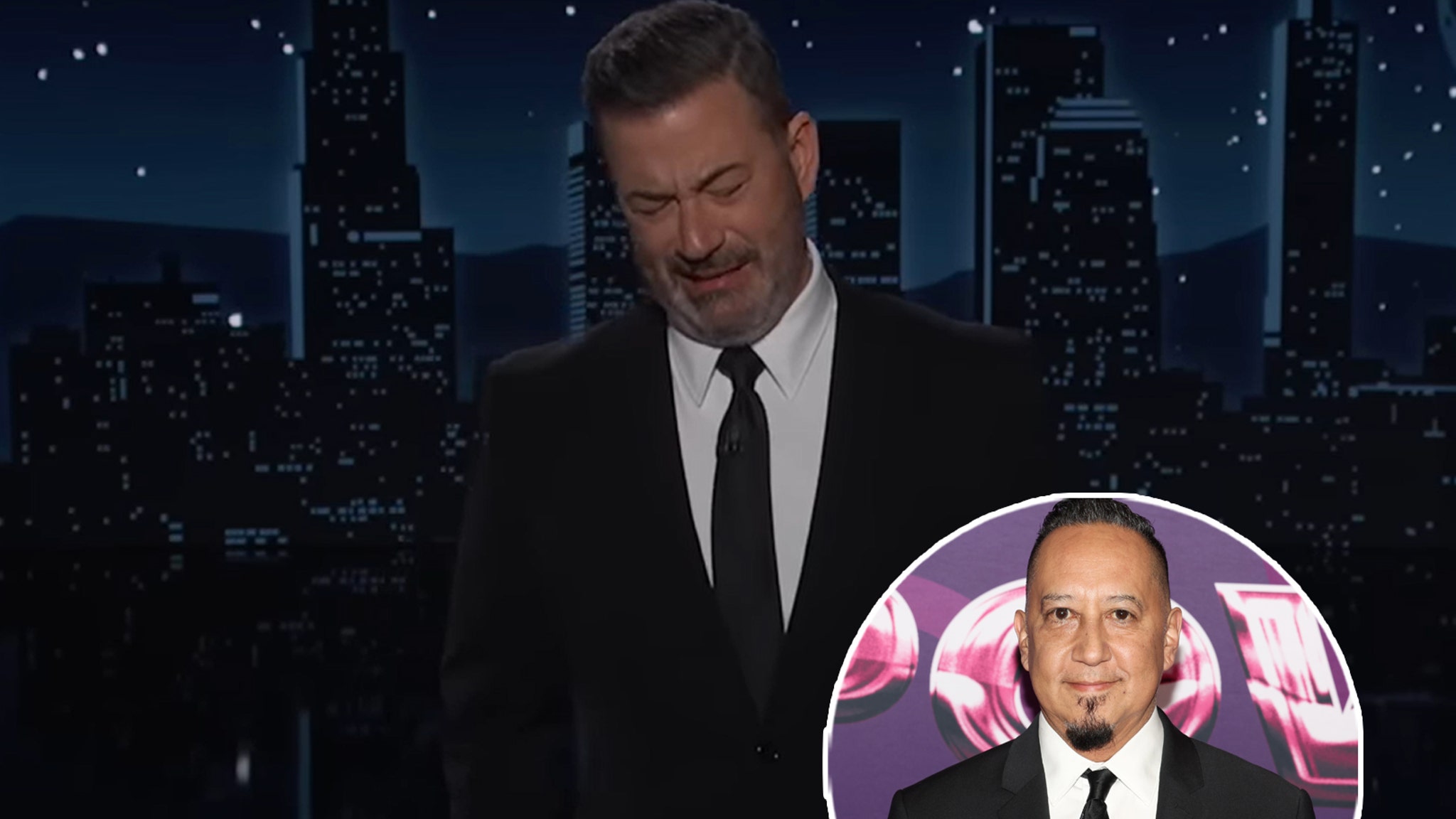  Jimmy Kimmel Breaks Down, Pays Tearful Tribute to Lifelong Friend and Bandleader Cleto Escobedo III, Celebrities React