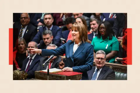 House of Commons Chancellor of the Exchequer Rachel Reeves delivering her Budget in the House of Commons