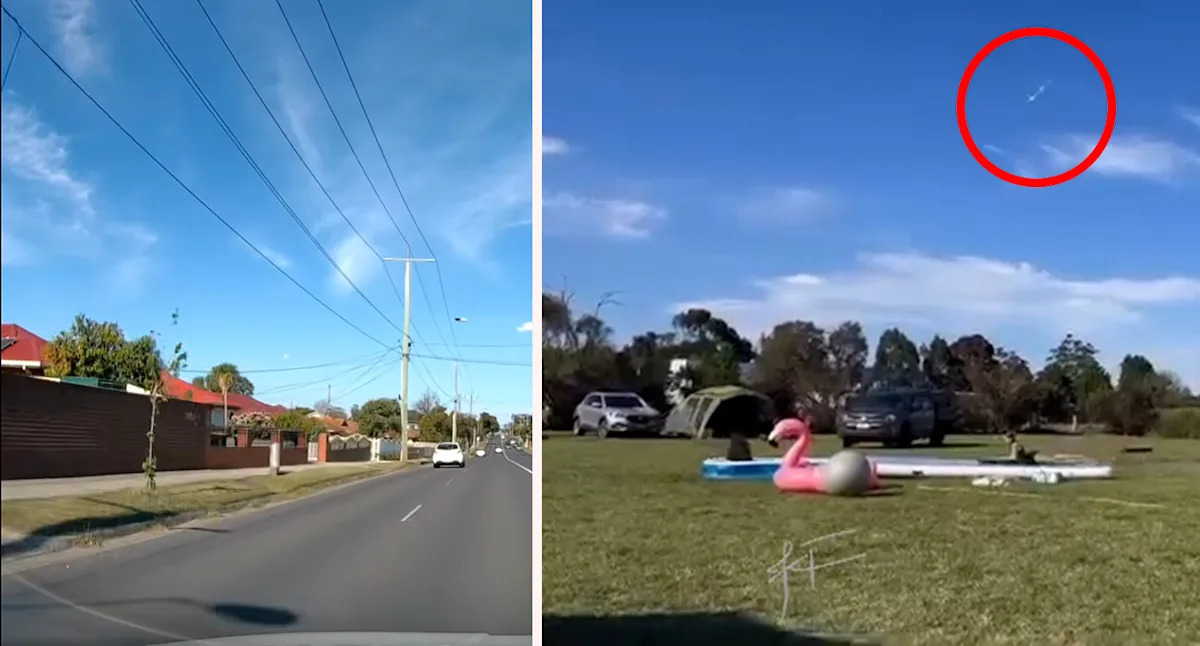  Incredibly lucky moment caught on camera in broad daylight: ‘Very fast’