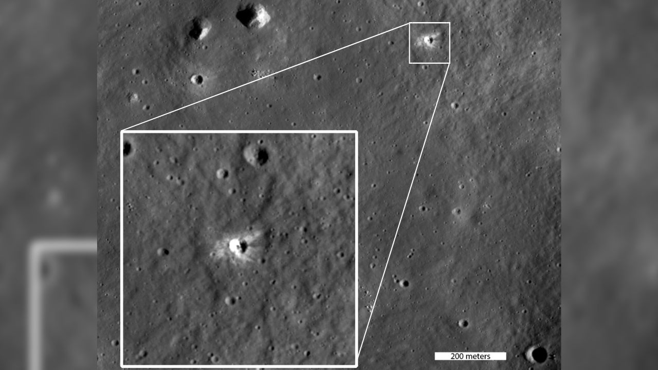  Scientists just discovered a new crater on the moon — they call it a ‘freckle’