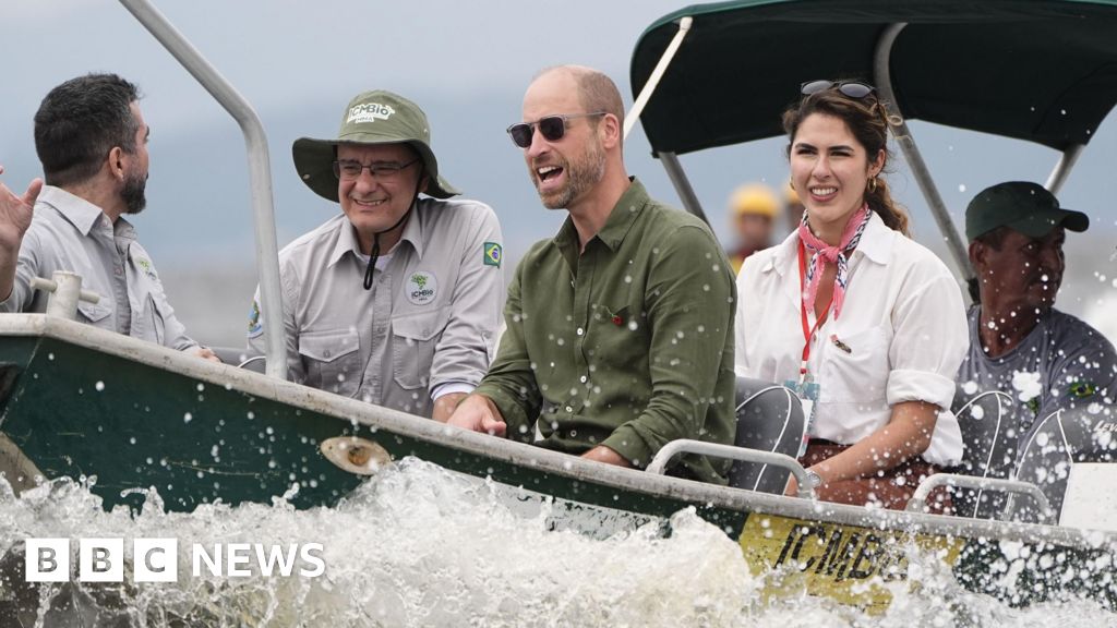  William criticises Amazon forest deforestation crime in Brazil visit