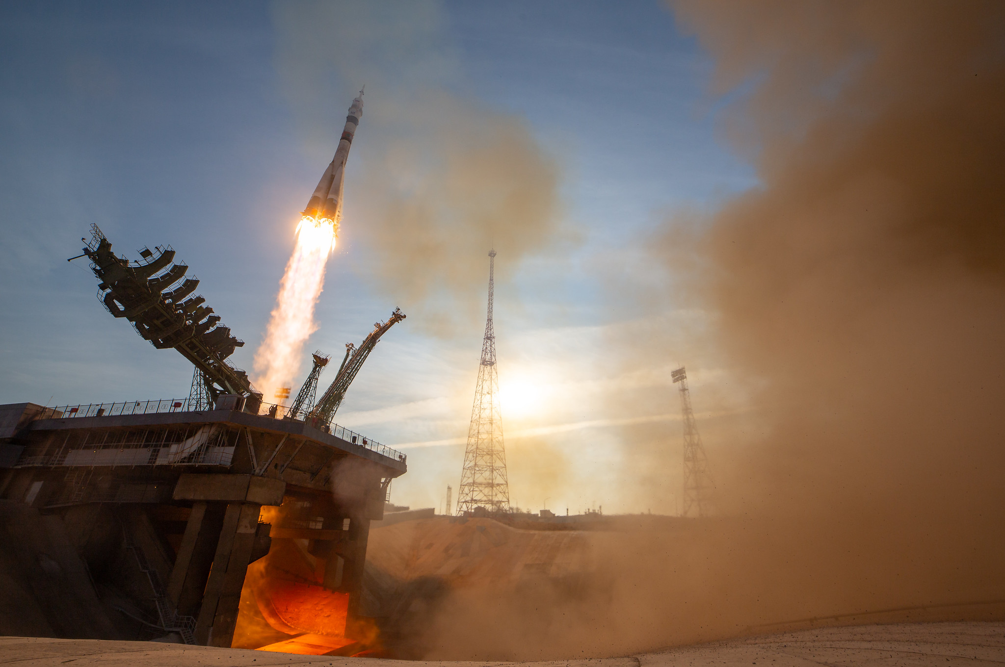 Baikonur pad damaged in Soyuz launch to ISS
