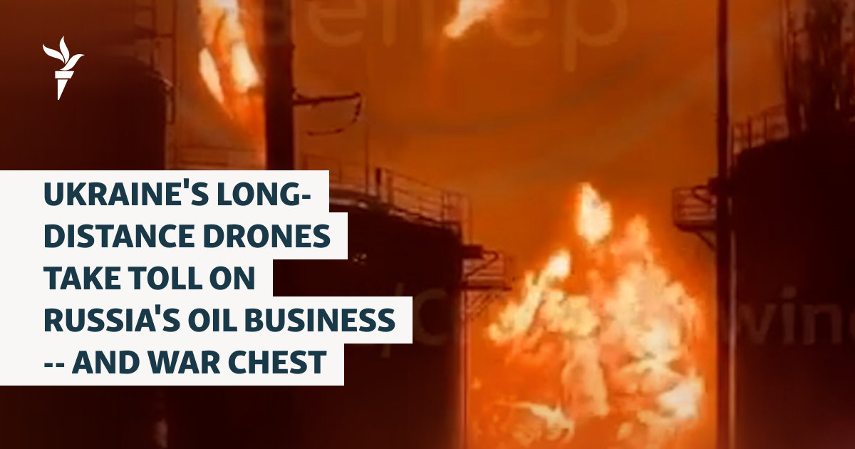  Ukraine’s Long-Distance Drones Take Toll On Russia’s Oil Business — And War Chest