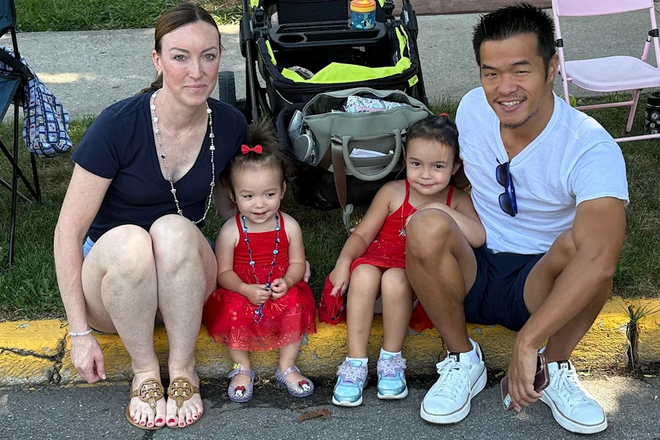 Courtesy of the Lin family The Lin Family in July 2025