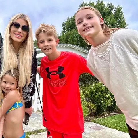 Jessica Simpson/Instagram  Jessica Simpson with her children in an Instagram photo.