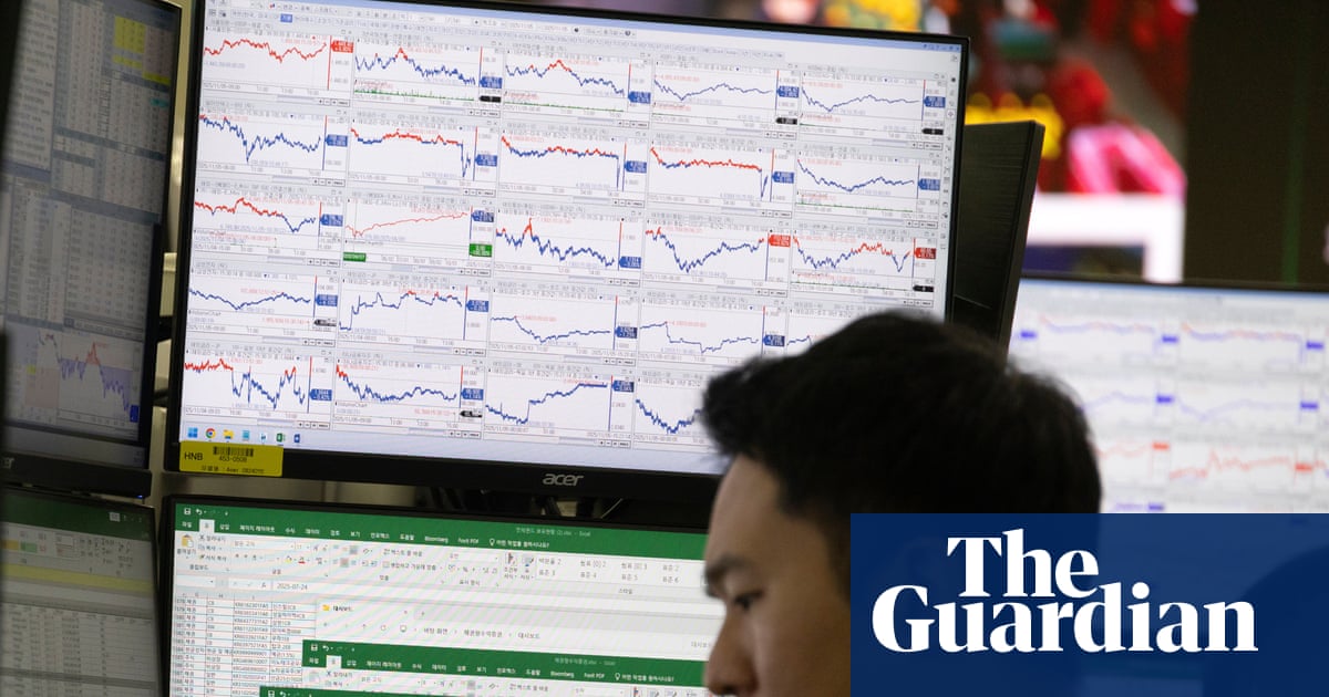  Global stock markets fall sharply over AI bubble fears | Stock markets