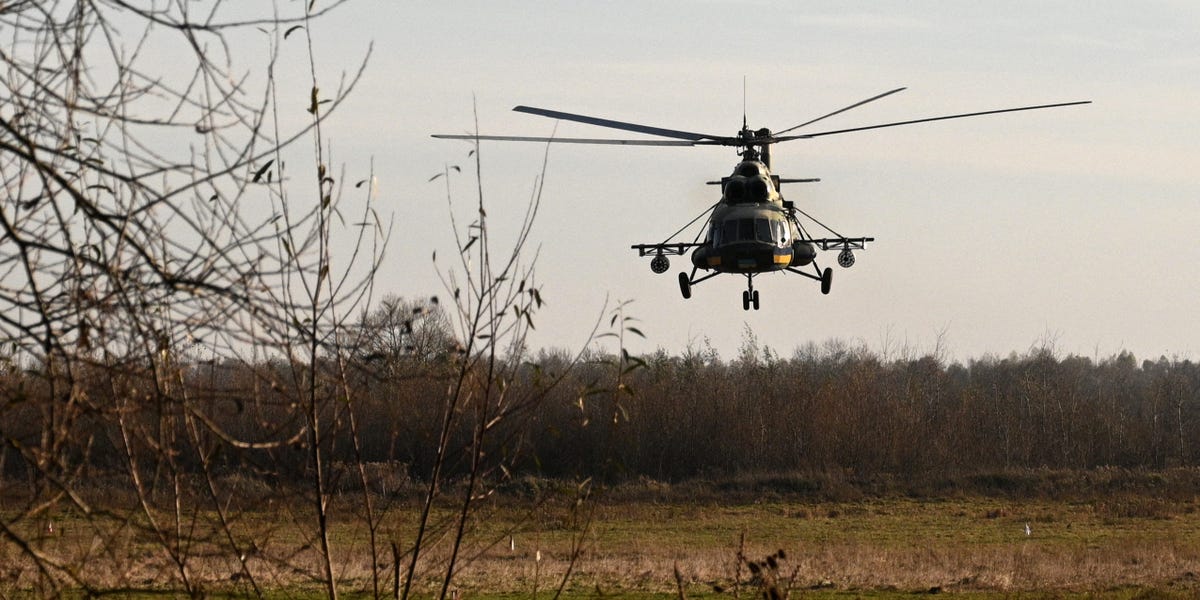  Ukraine Forces Claim First Deep Strike Drone Kill of Mi-8 Helicopter