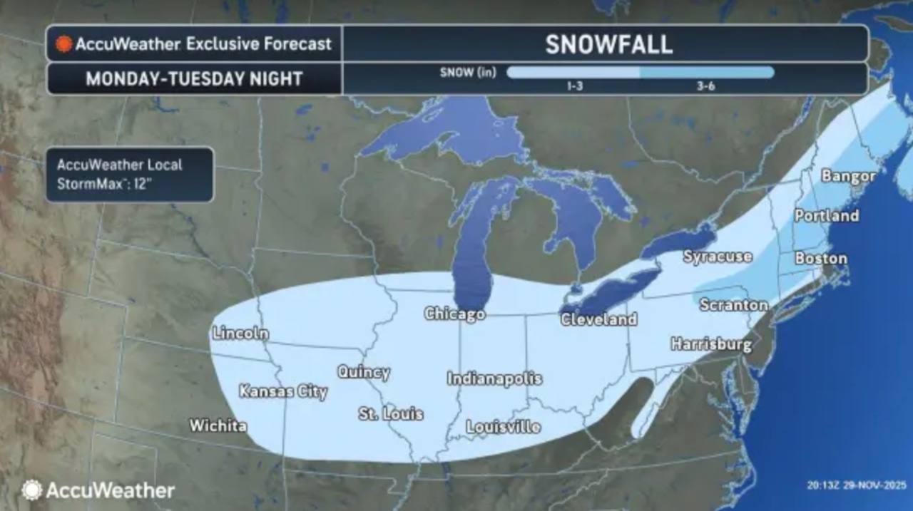 N.J. weather: Snow totals of 1 to 4 inches in forecast for parts of state Tuesday