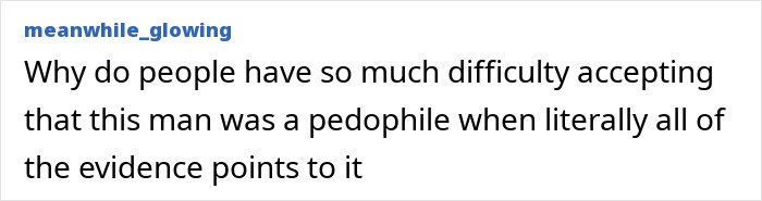 Text post discussing disturbing new allegations against Michael Jackson, related to siblings’ claims amid biopic trailer release.