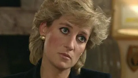 BBC Princess Diana speaking to Martin Bashir on Panorama in 1995