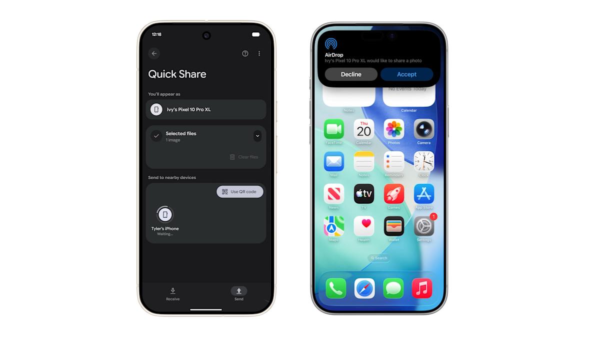  Snapdragon devices will soon be able to transfer files to iPhones via Quick Share