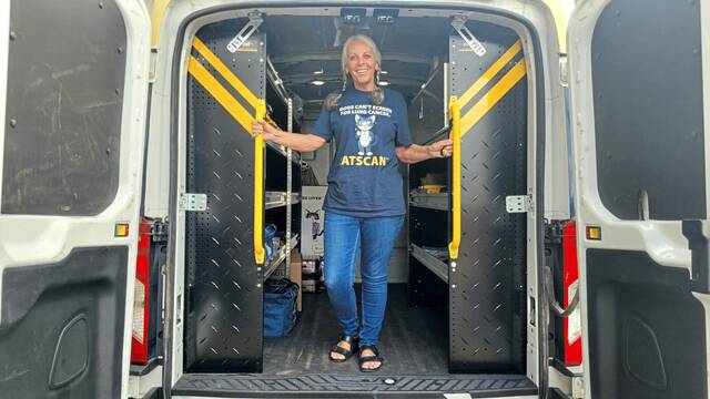  North Carolina resident stops in Pittsburgh advocating for lung cancer patients