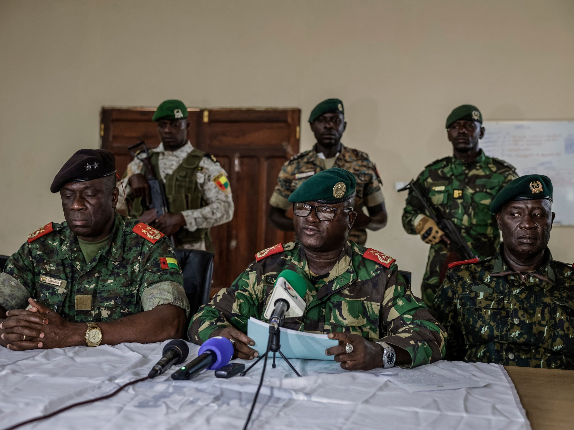  Guinea-Bissau army officers say they have seized power; president arrested | Military News