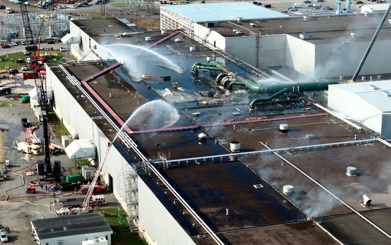  Update: Firefighters from two counties battling fire at Novelis aluminum plant in Oswego County (photos)
