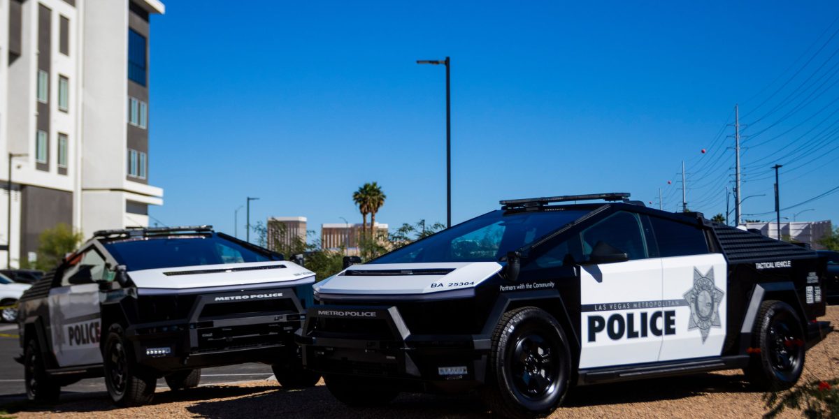  The nation’s largest police fleet of Tesla Cybertrucks is about to hit the streets of Las Vegas