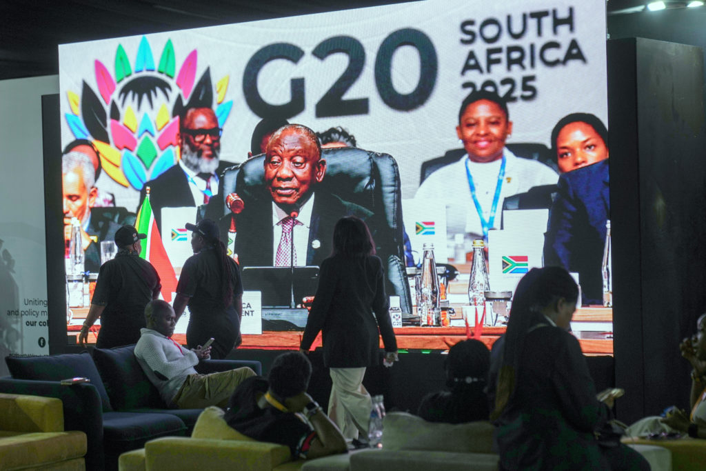  Trump says he’s barring South Africa from participating in next year’s G20 summit