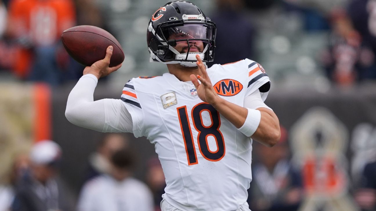  Amid 5-3 start, QB Caleb Williams lauds ‘different vibe’ with Bears