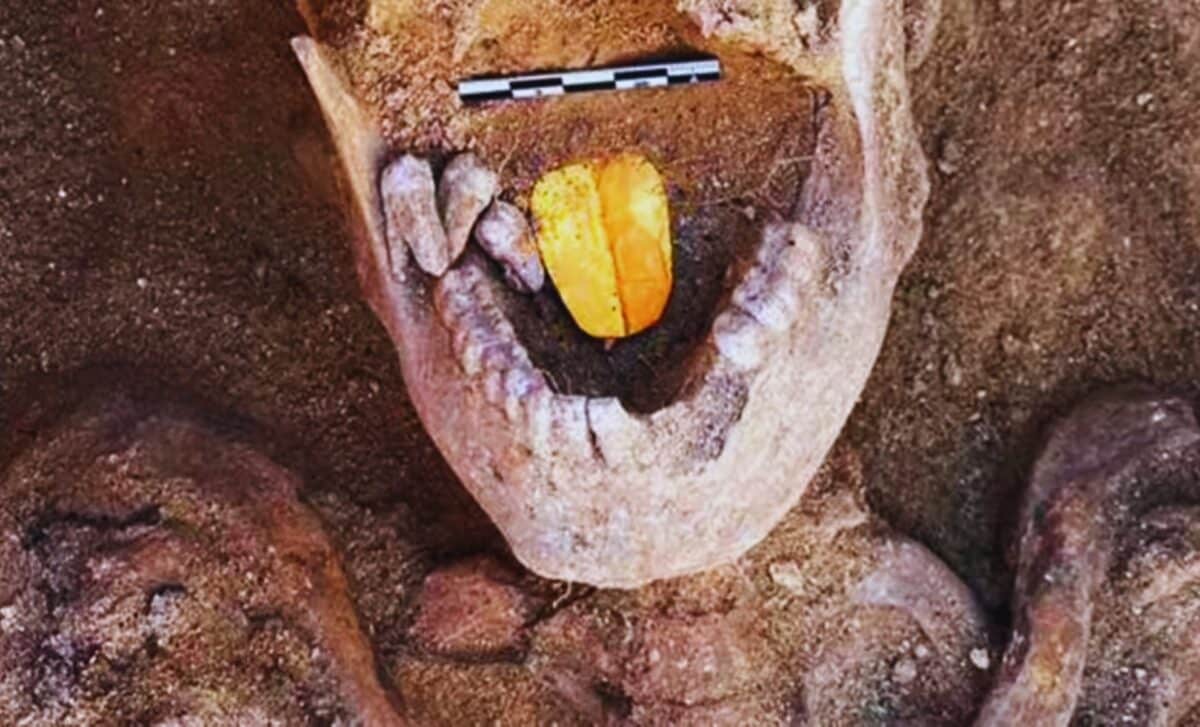  Archaeologists Unearth Rare Mummy Tomb with Golden Tongues in Egypt