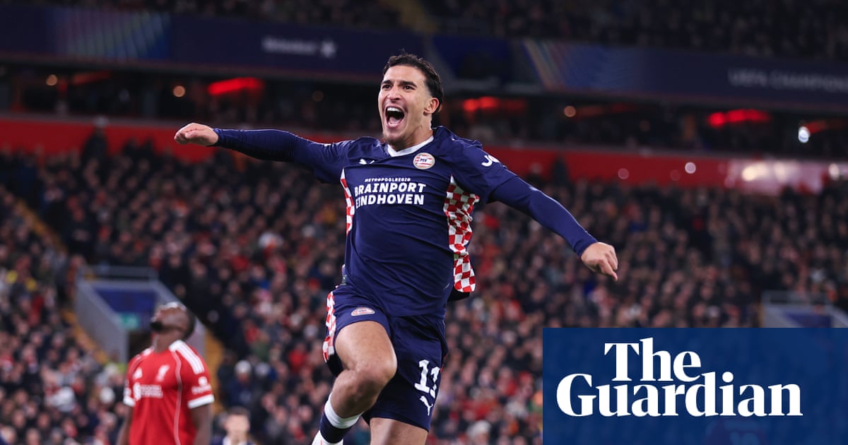  Arne Slot’s woes deepen as awful Liverpool are thrashed by PSV at Anfield | Champions League