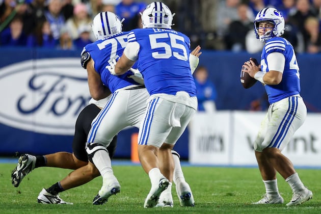  BYU’s offensive line unloads on TCU’s reputed run defense – Deseret News