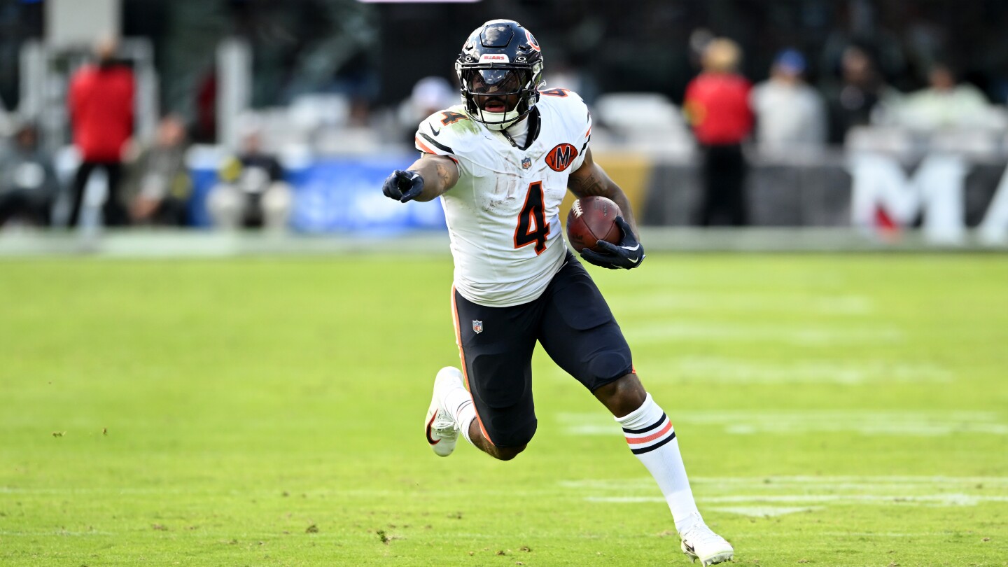  Bears expect D’Andre Swift to play today vs. Giants