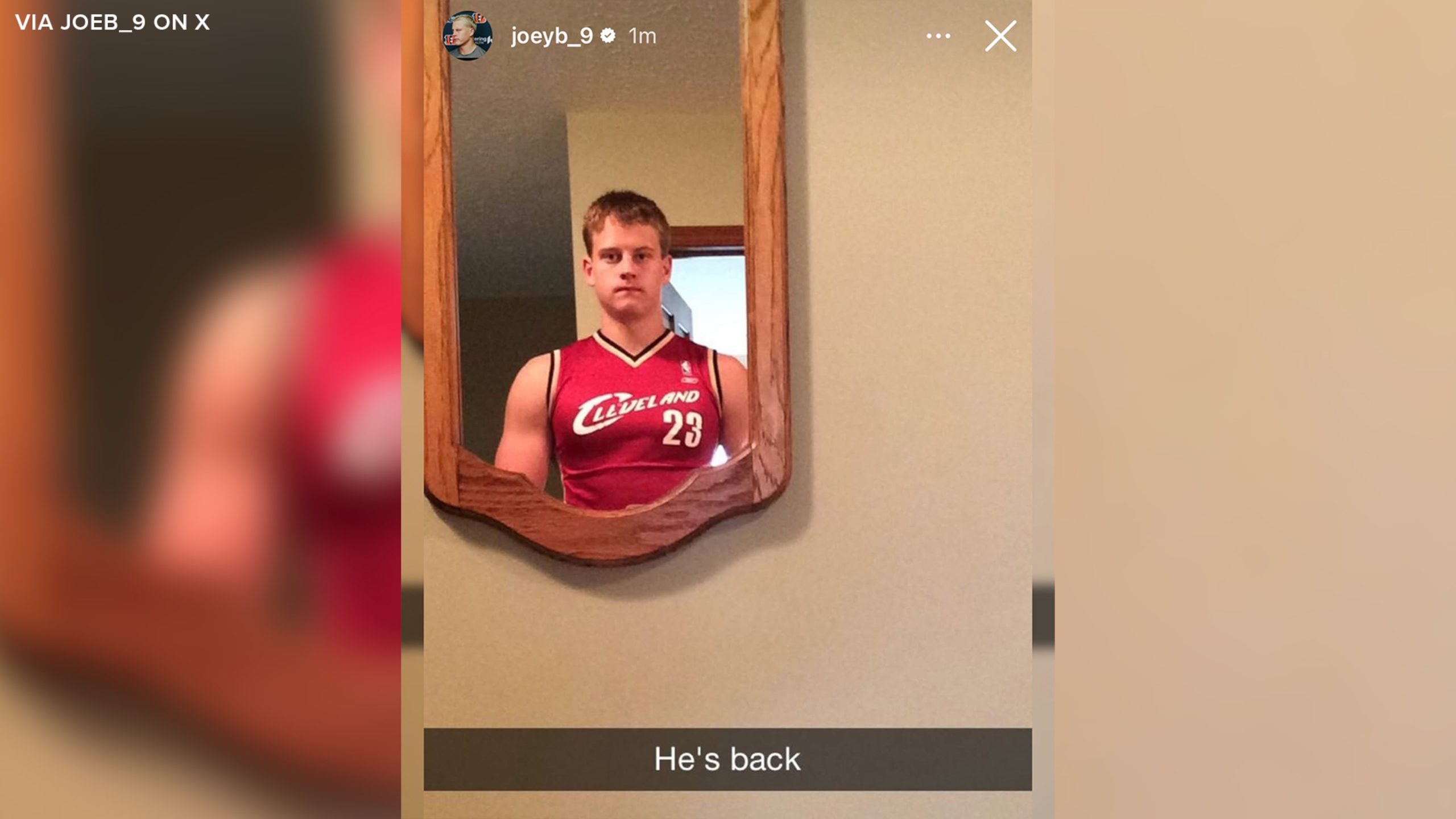  Bengals’ Joe Burrow Announces Injury Return With Viral LeBron James Jersey Photo