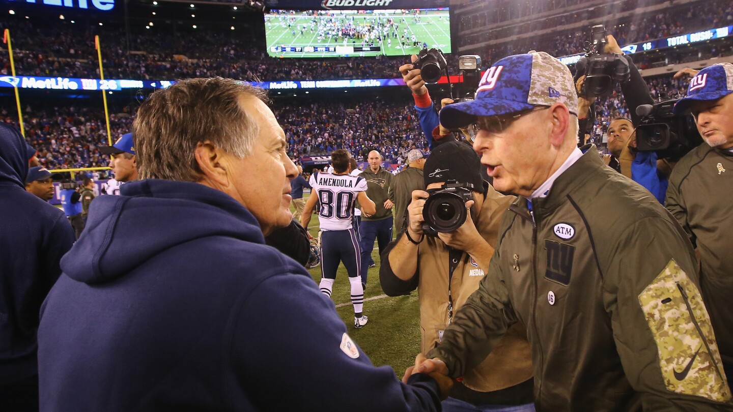  Bill Belichick, Tom Coughlin among coaching semifinalists for the Pro Football Hall of Fame