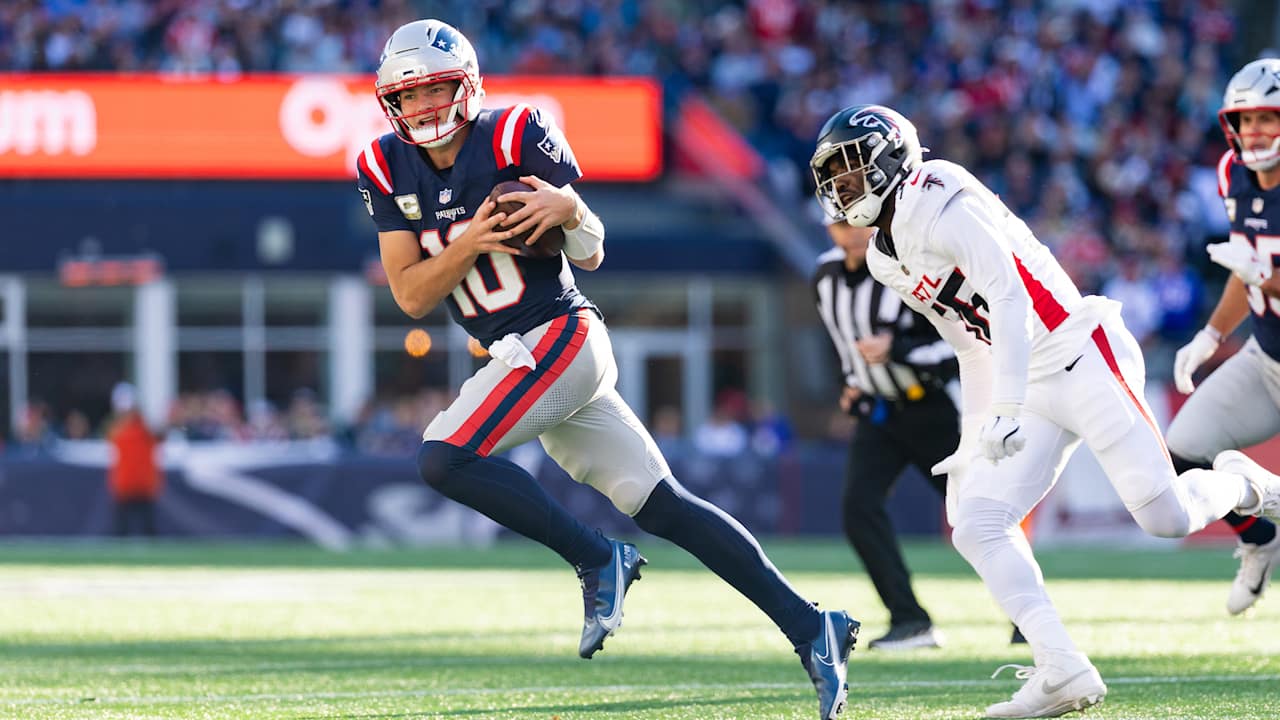  Breaking Down QB Drake Maye, Gonzalez vs. London and More From Sunday’s Win Over the Falcons