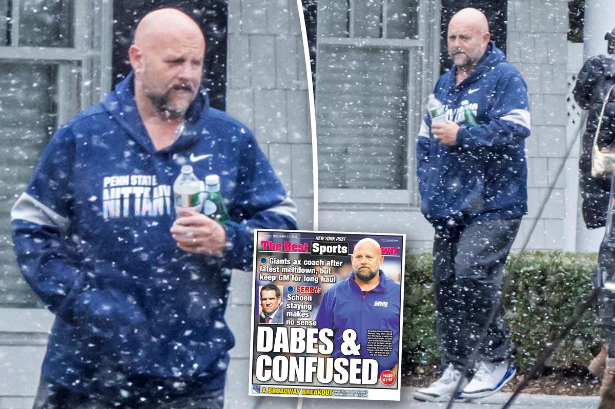  Brian Daboll spotted for first time since Giants firing