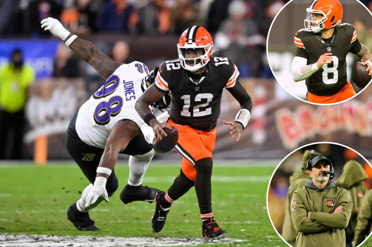  Browns’ plans for Shedeur Sanders, Dillon Gabriel amid concussion uncertainty