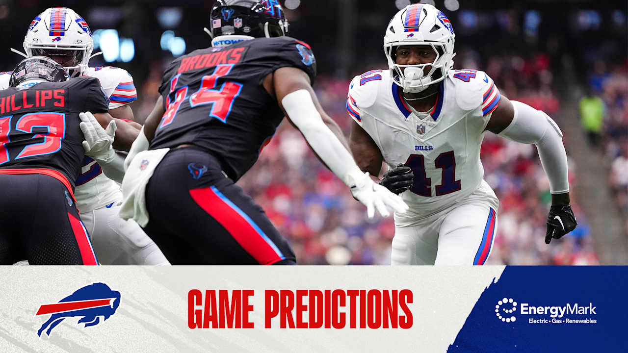  Buffalo Bills at Houston Texans Game Predictions