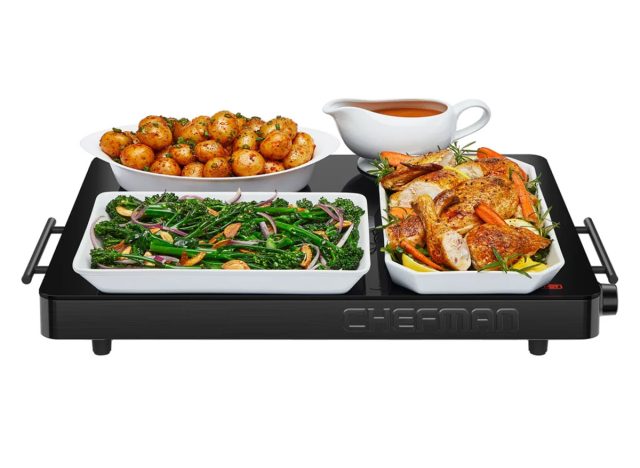 Chefman Electric Warming Tray with Adjustable Temperature Control