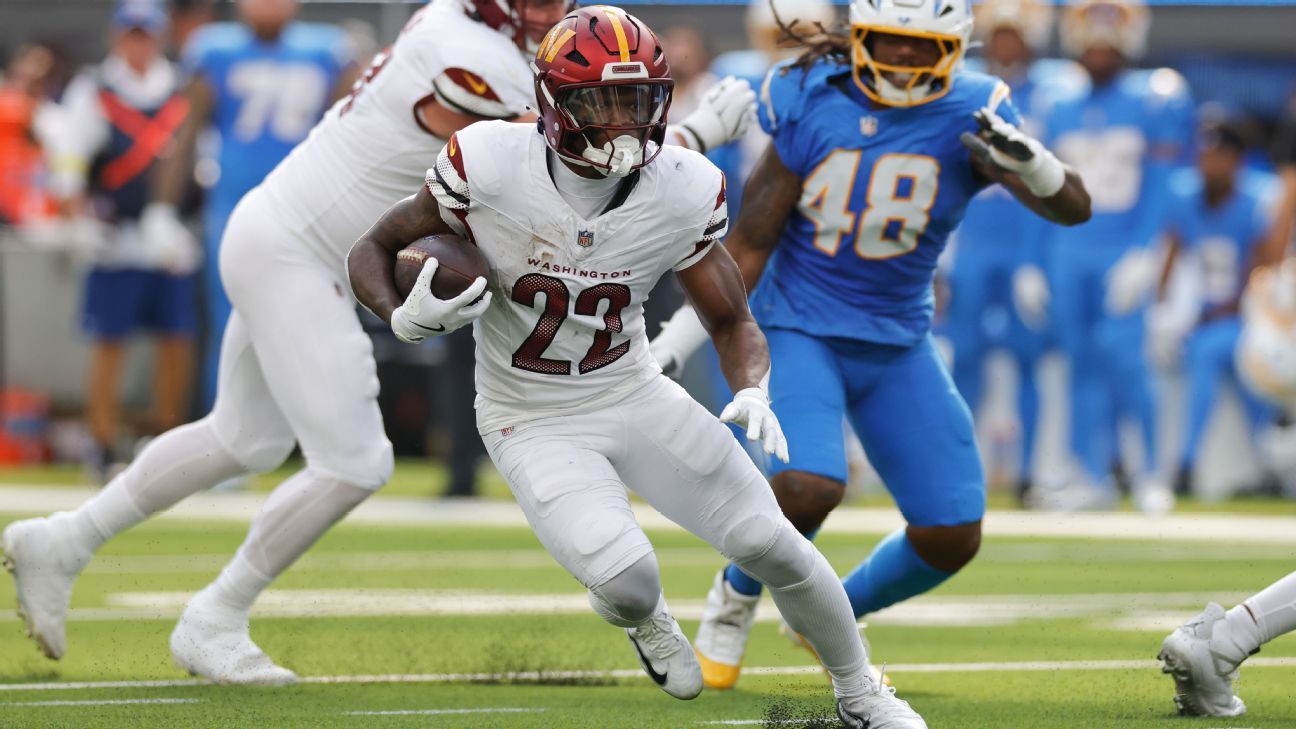  Commanders trying to revive run game vs. Seahawks, Lions