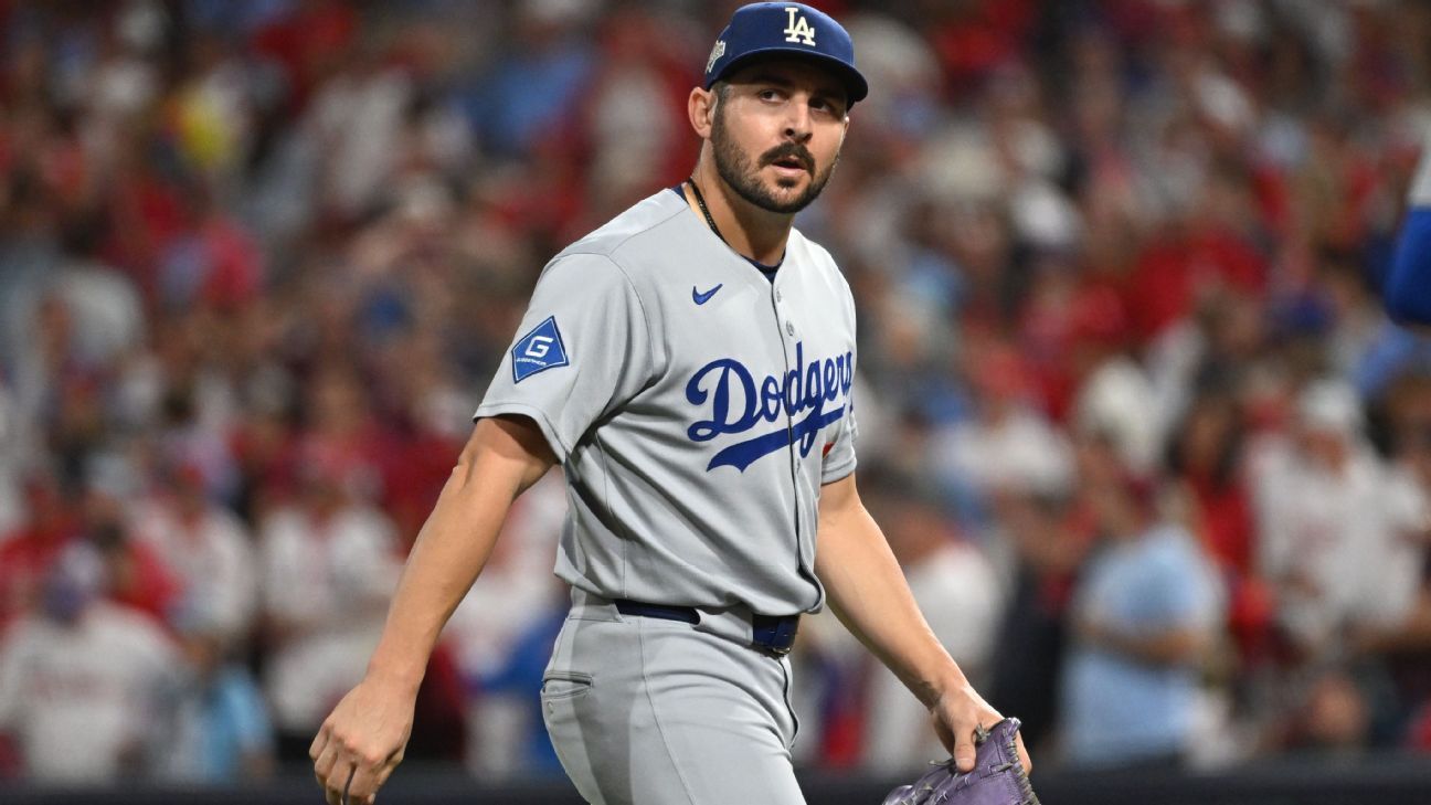  Dodgers’ Alex Vesia says baby daughter Sterling died Oct. 26