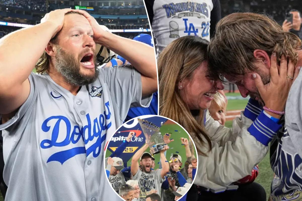  Dodgers great Clayton Kershaw ends his career unaware at first that he won the World Series again